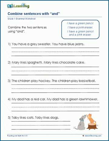 free printable sentence building worksheets