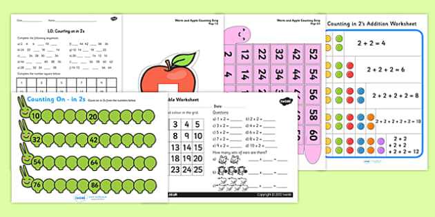 counting in 2s worksheet