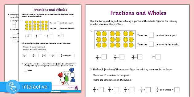 interactive math worksheets