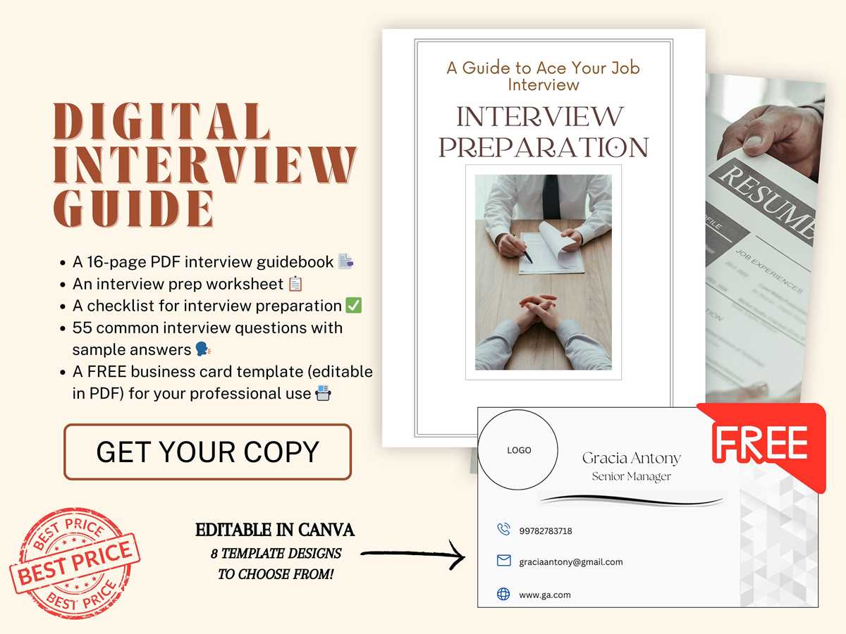 interview prep worksheet
