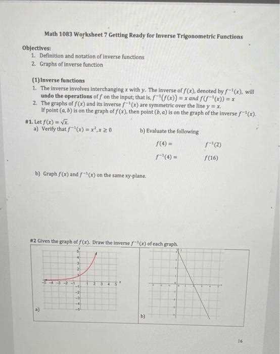inverse worksheet algebra 2