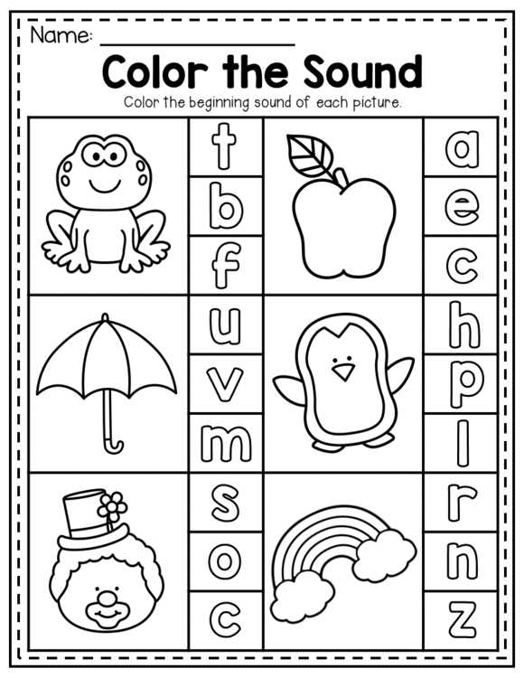 preschool worksheets