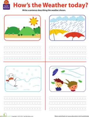 first grade science worksheets