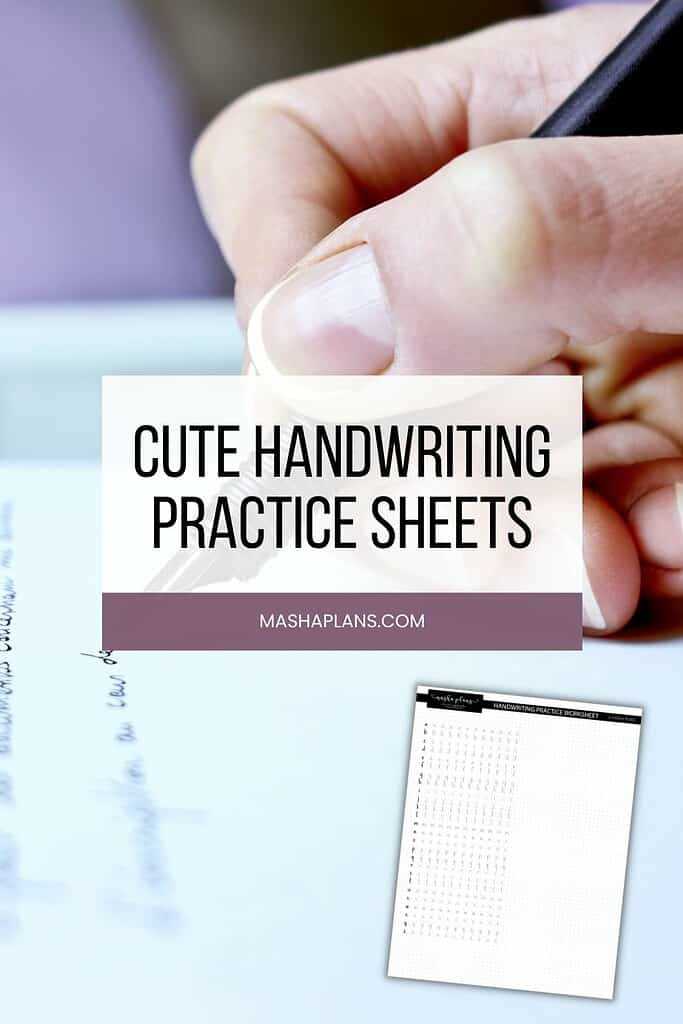 handwriting worksheets for adults printable free