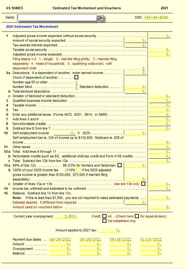 irs 1040 social security worksheet