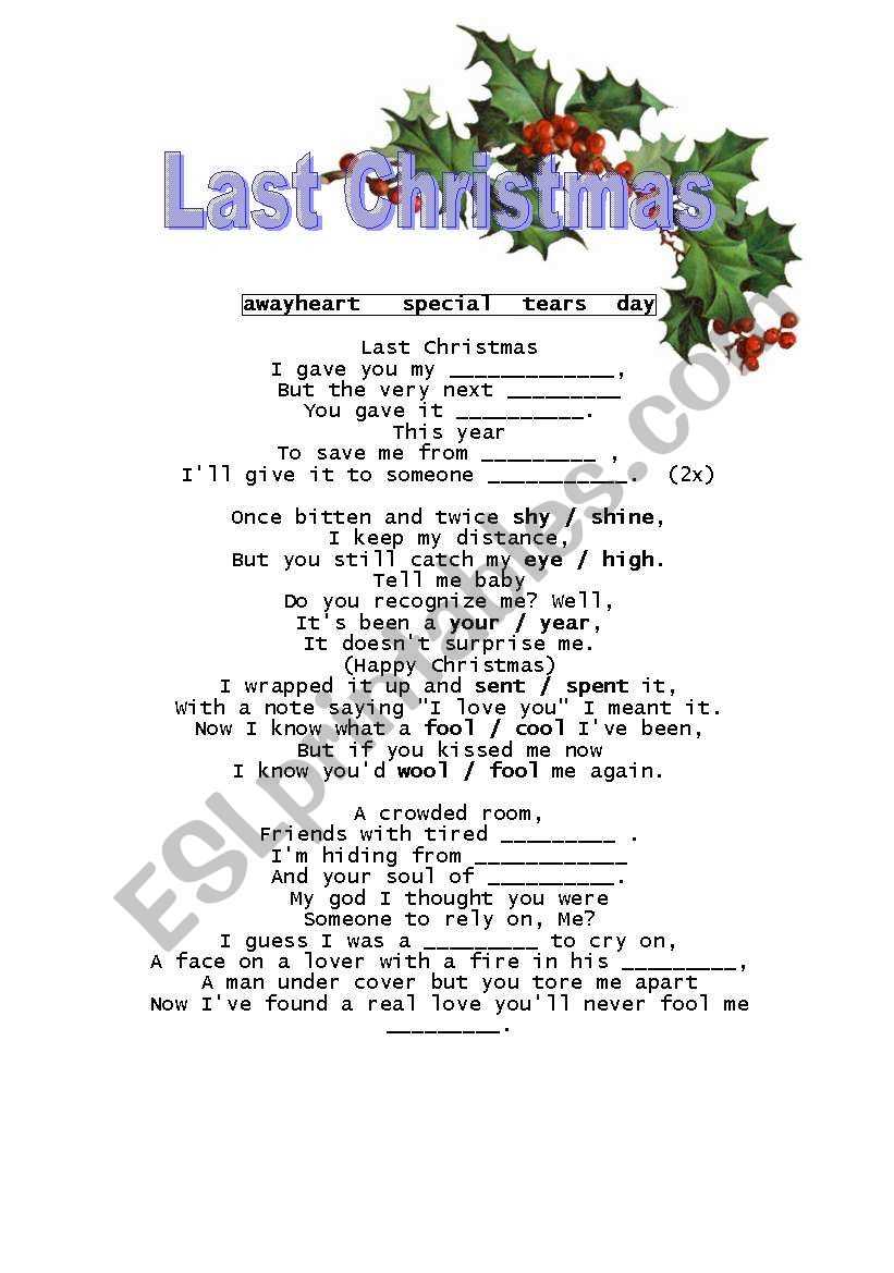 christmas song worksheet christmas song worksheet