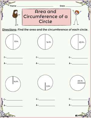circles and circumference worksheet