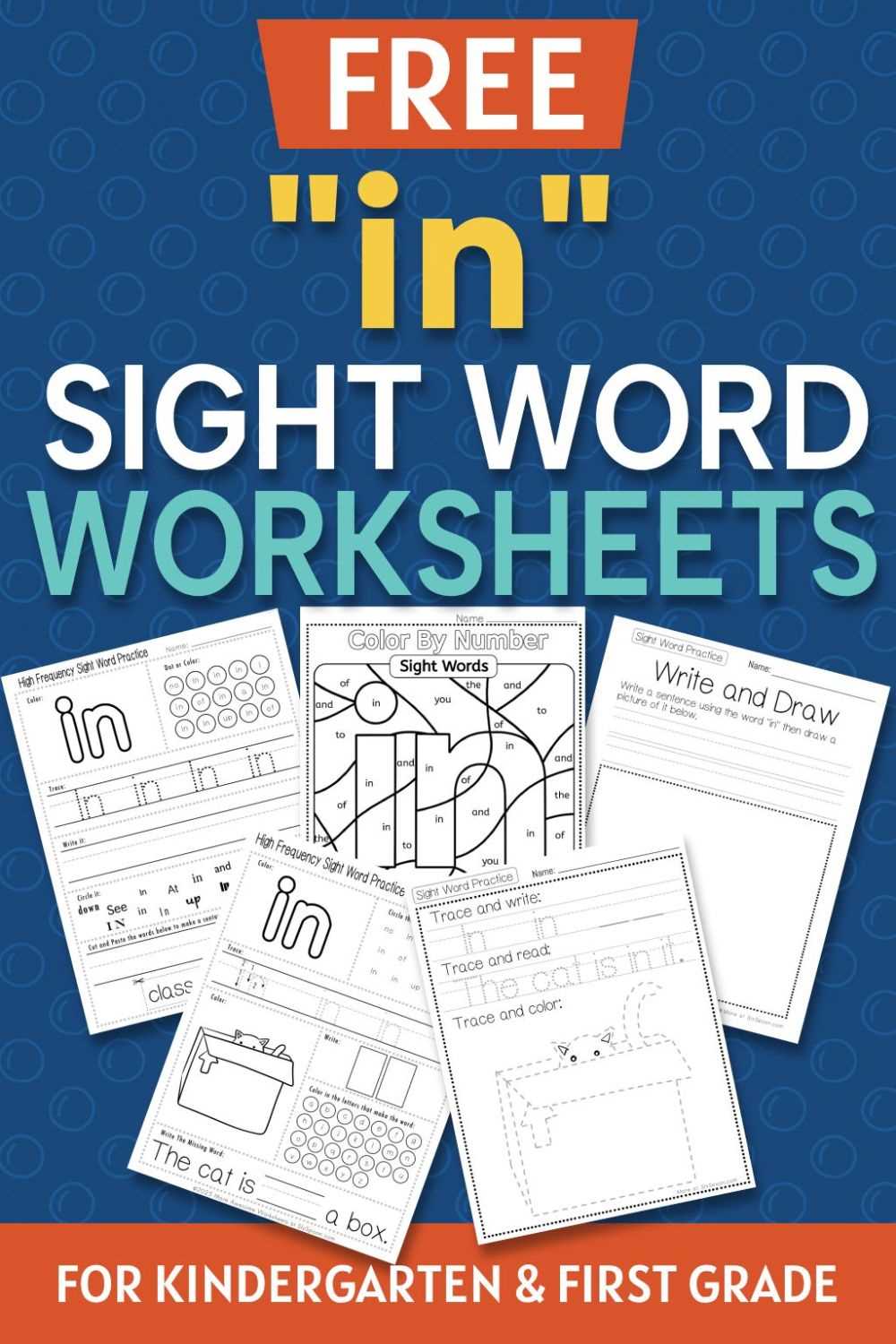 it sight word worksheet