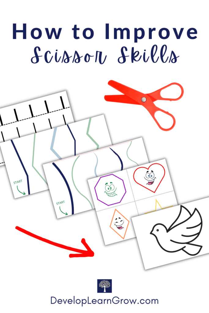 cutting with scissors worksheets