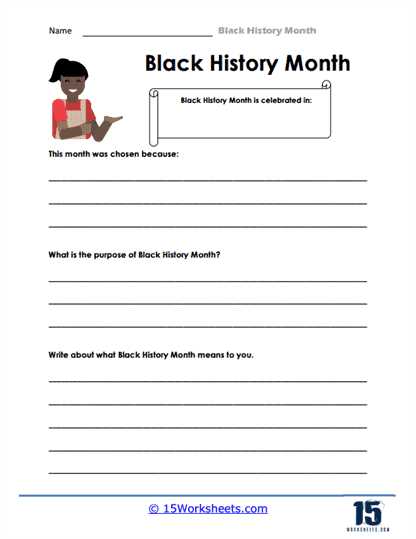 black history month preschool worksheets