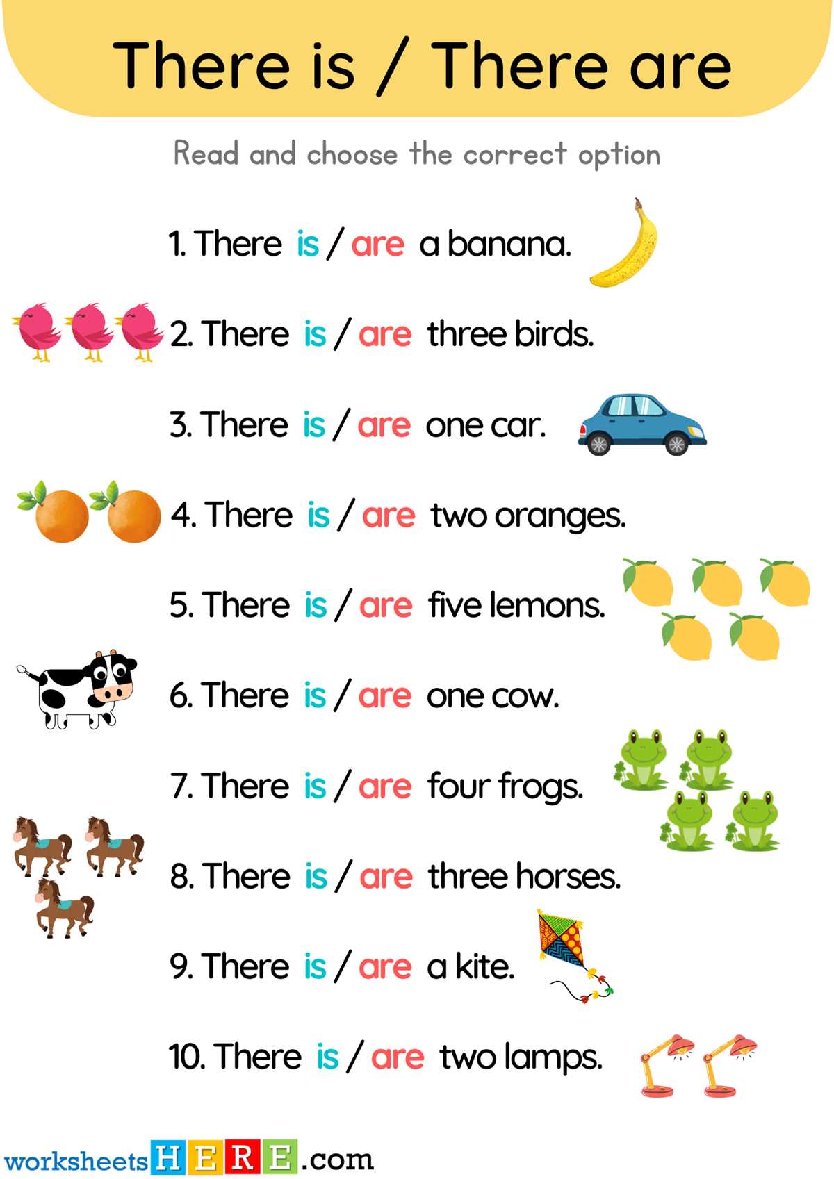 is and are worksheet