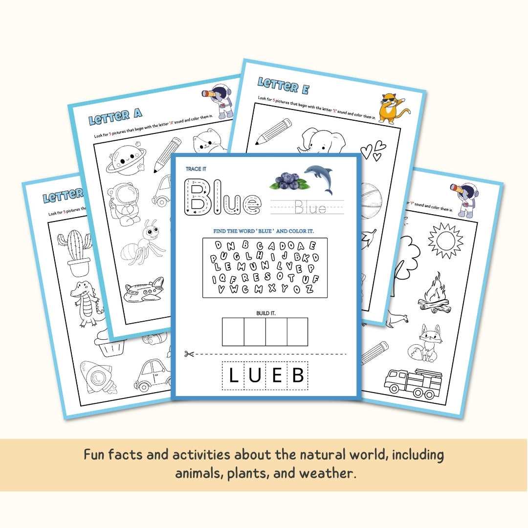 kindergarten homeschool worksheets