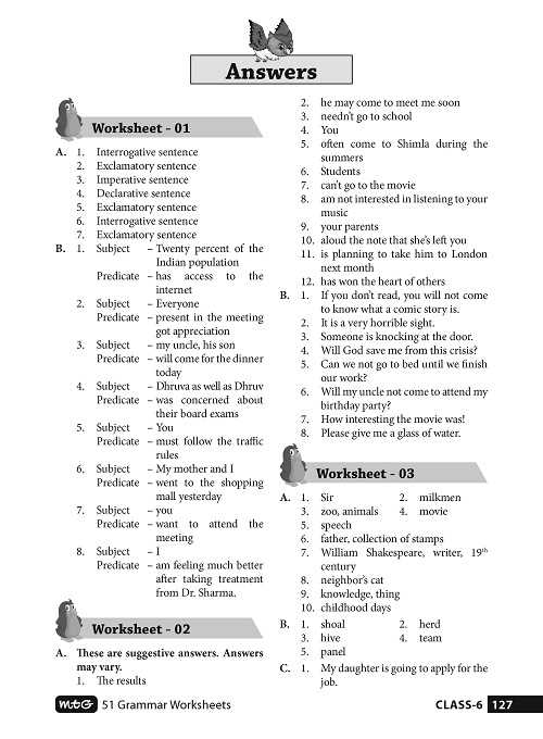 free grammar worksheets for high school