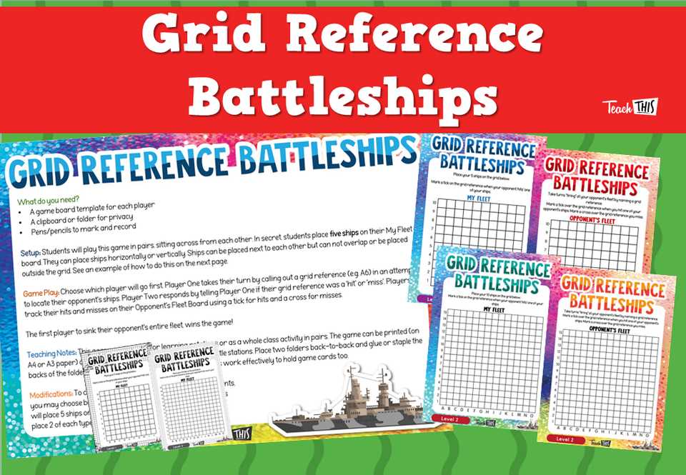 battleships worksheet
