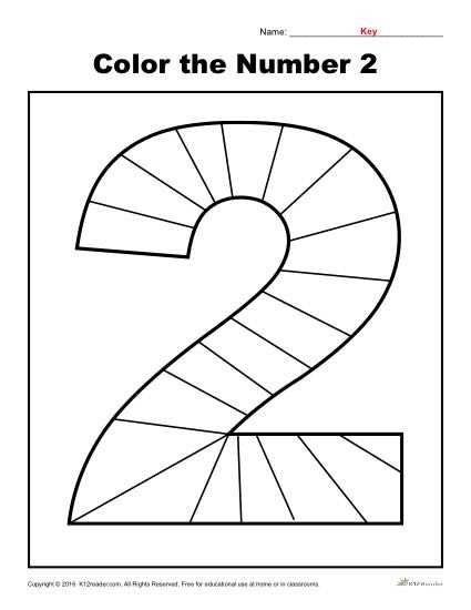 free number worksheets for preschool
