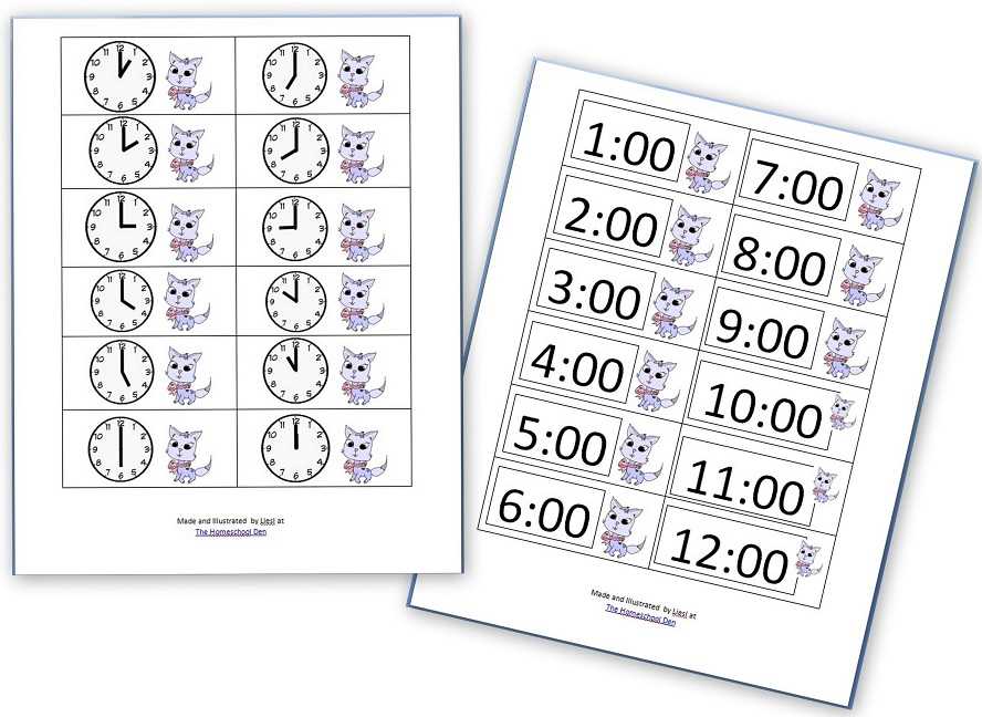 analog clock worksheet generator