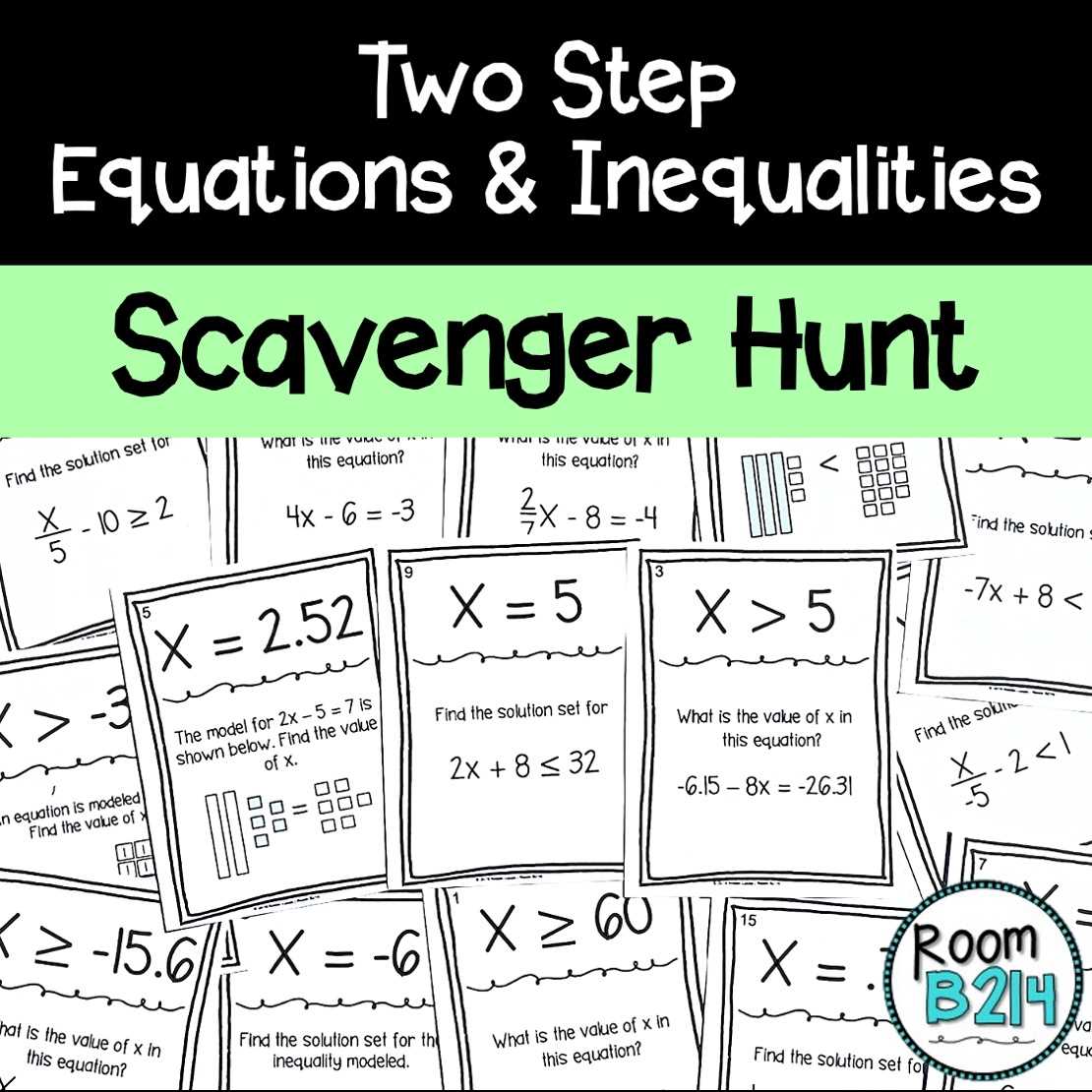 solving equations and inequalities worksheet