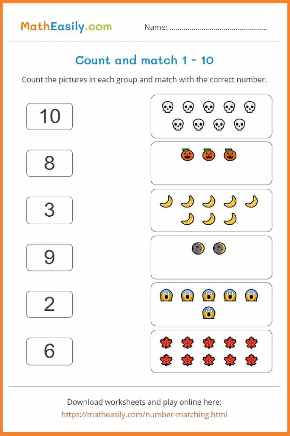 halloween worksheets math
