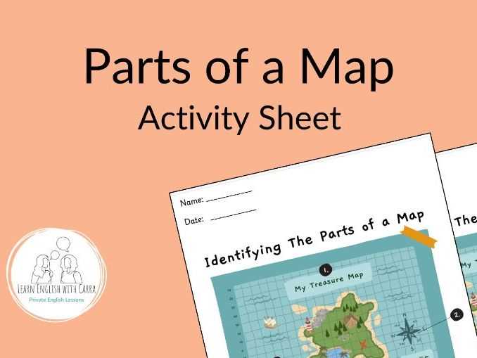 label the parts of a map worksheet