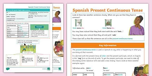 spanish grammar worksheets
