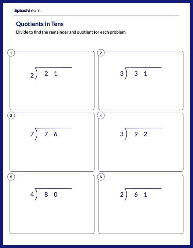 4th grade math worksheets long division