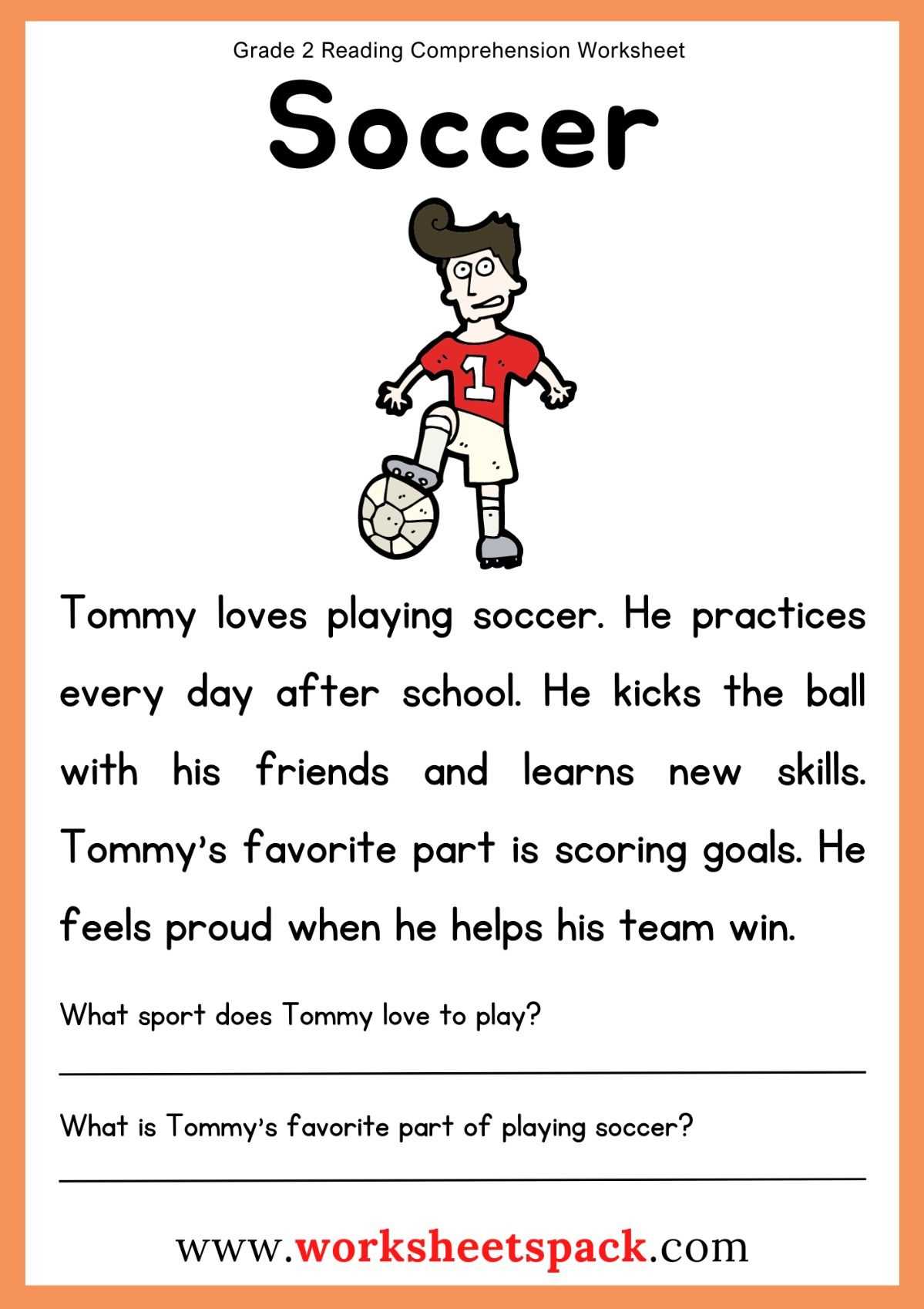6th grade reading comprehension worksheet