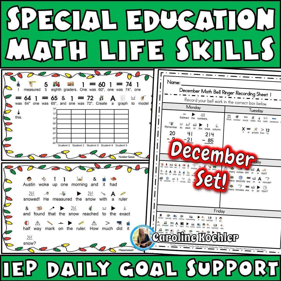 worksheets for special education students