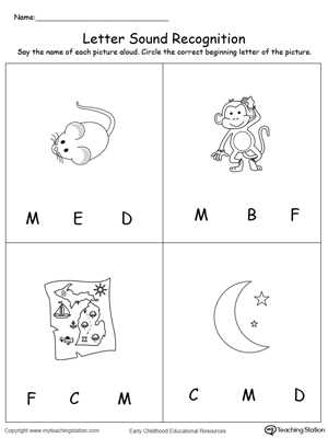 letter sound identification worksheets letter sound identification worksheets