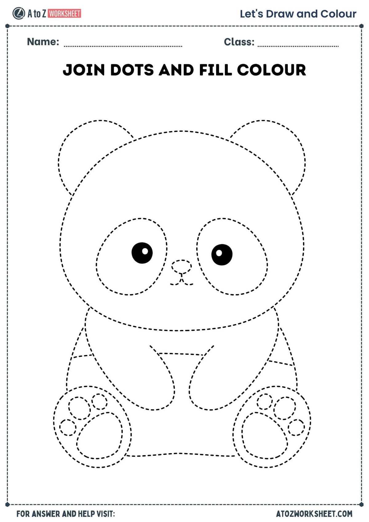 conect the dots worksheets