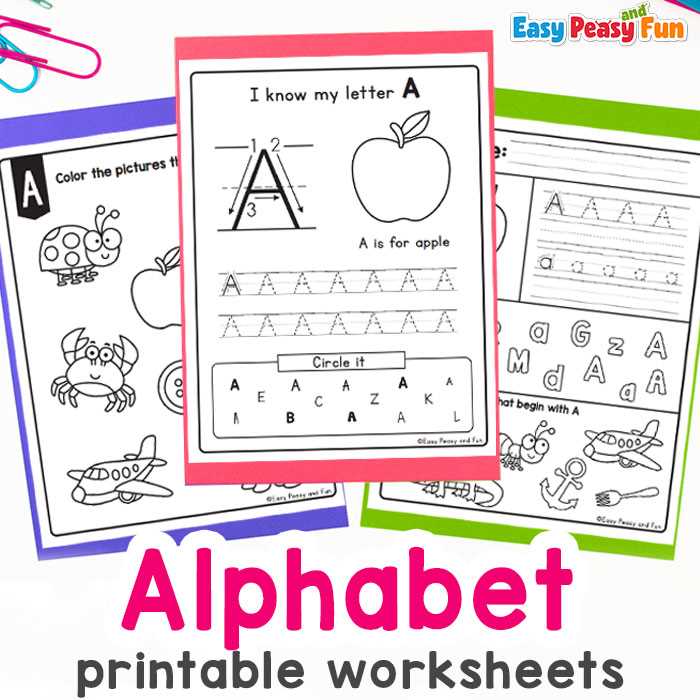 pre kindergarten worksheets