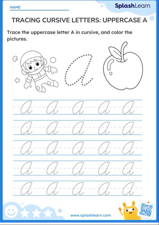 cursive capital alphabet worksheet
