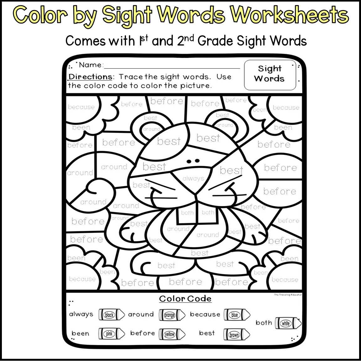 2nd grade coloring worksheets