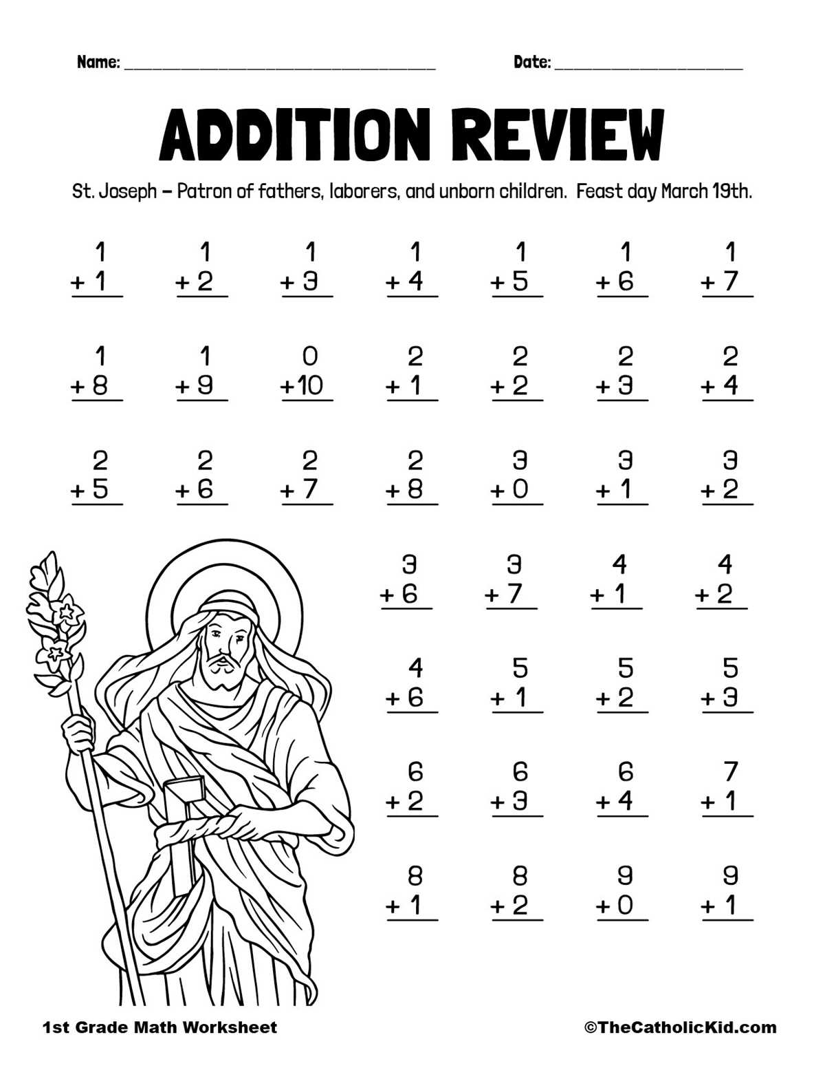 math worksheet addition