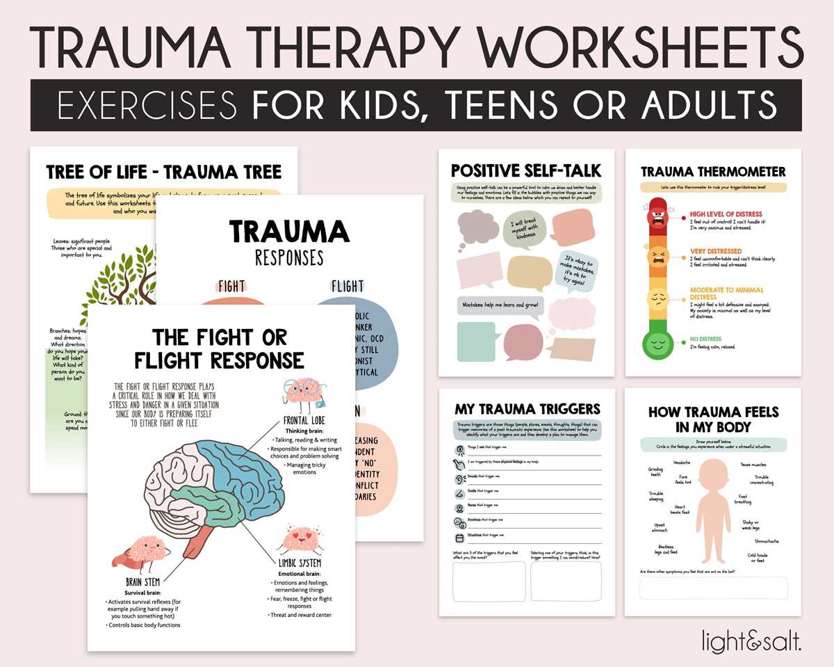 trauma triggers worksheet