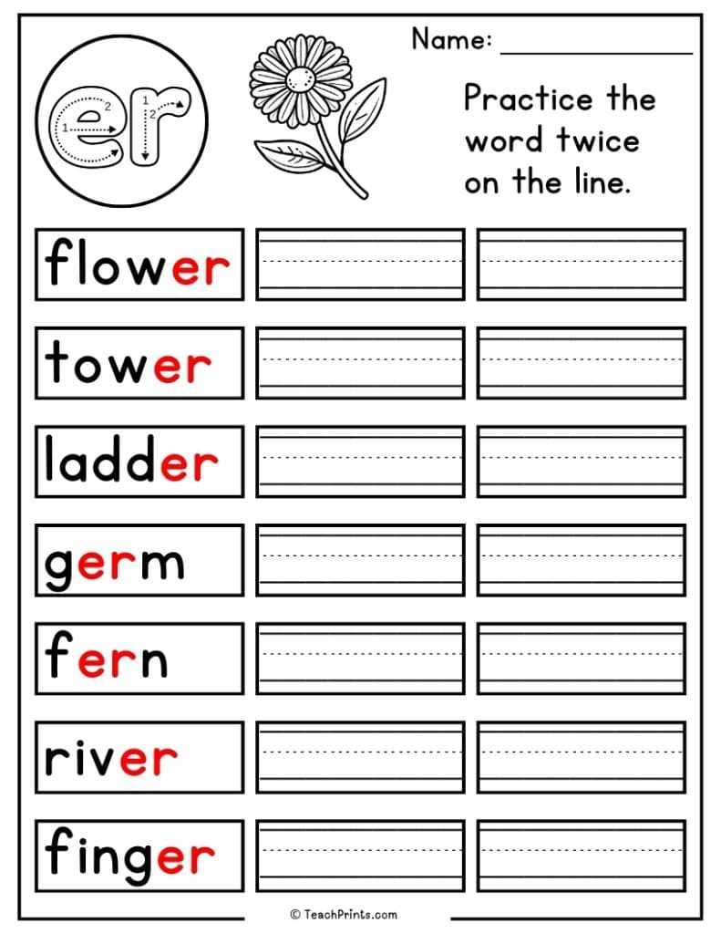 er and  est worksheets