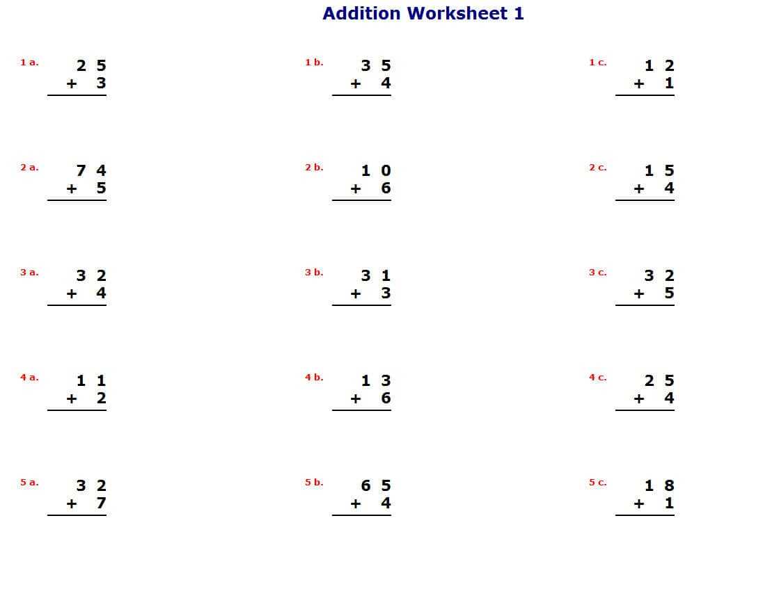 k 5 worksheets