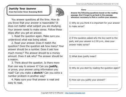 k12 worksheet
