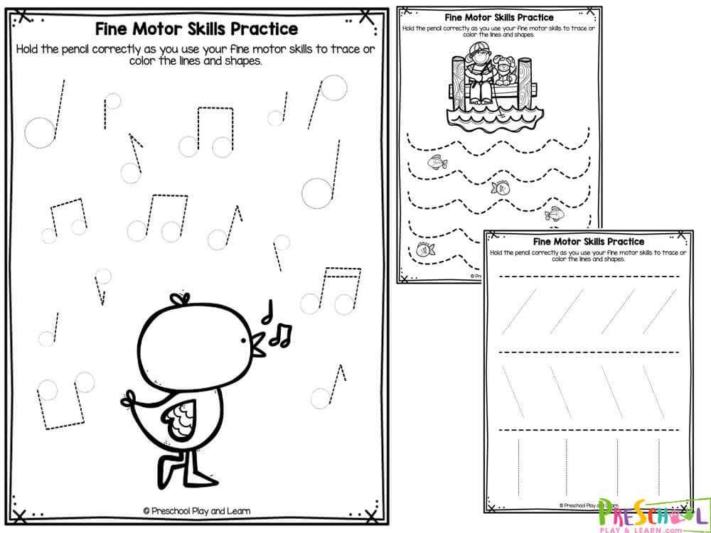 kindergarten tracing lines worksheets for 3 year olds