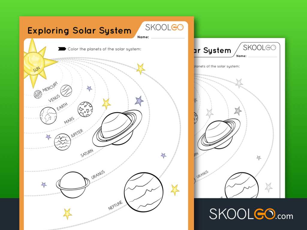 free solar system worksheets