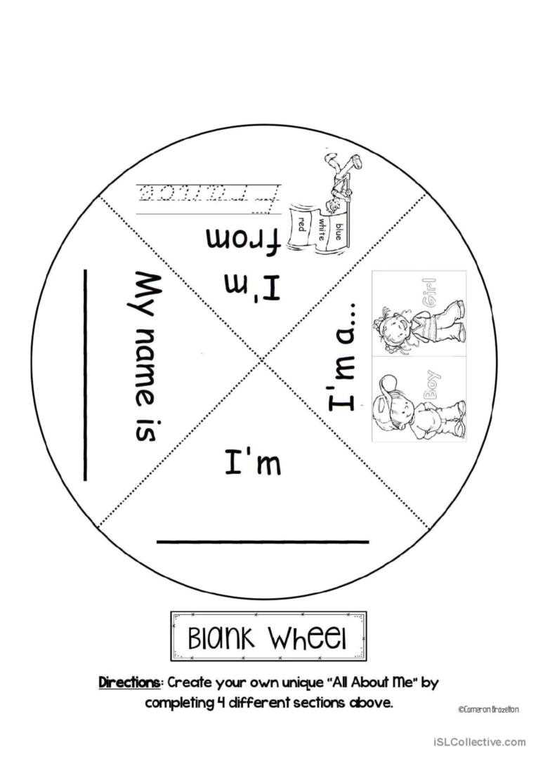 all about me triangle worksheet