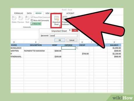 keeping a running balance worksheet