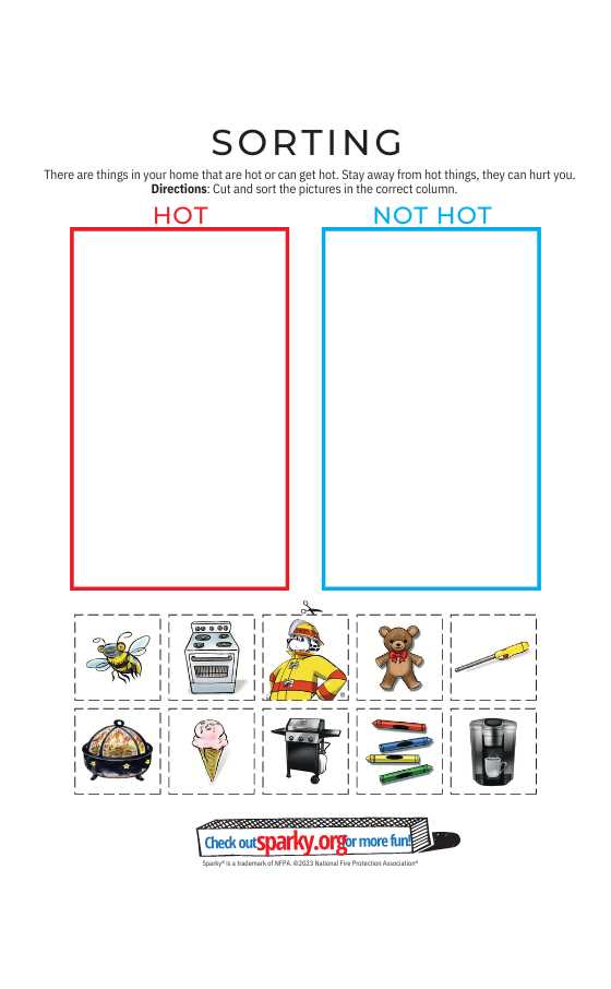 fire safety worksheets for preschoolers