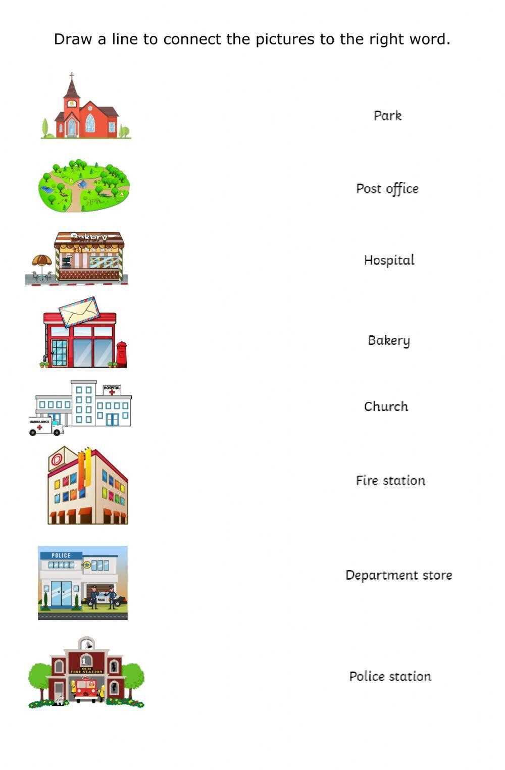 communities worksheets