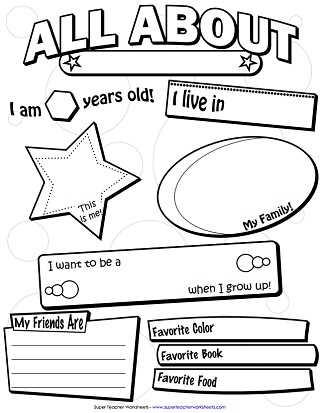 5th grade first day of school worksheets