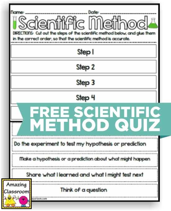 scientific process worksheet