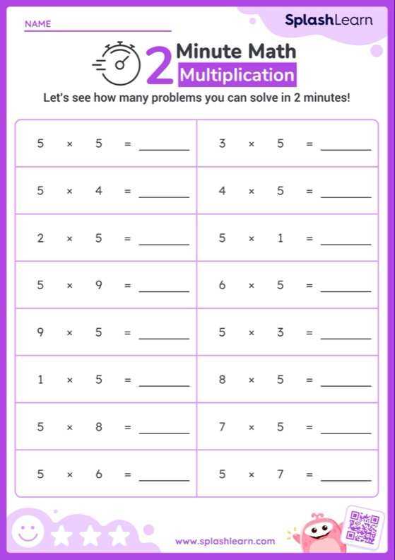 printable mad minute worksheets