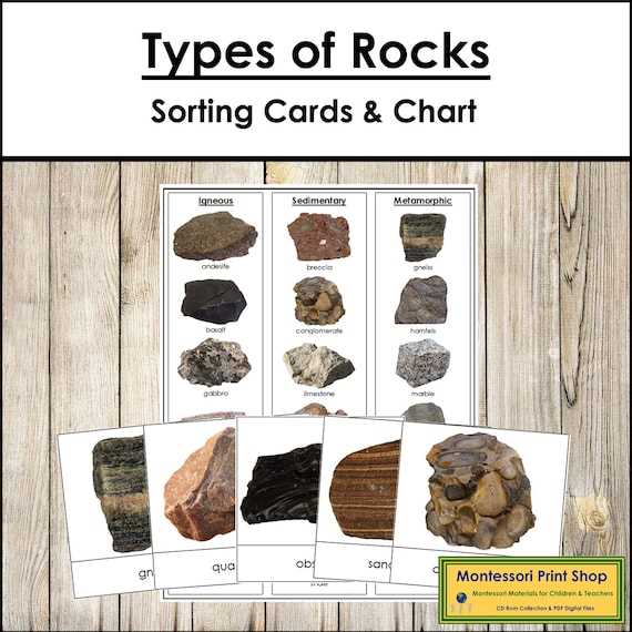 kinds of rocks worksheet