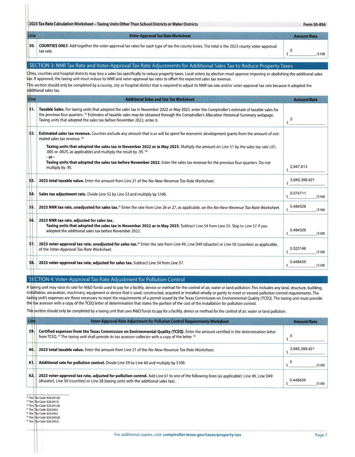 computing sales tax worksheets