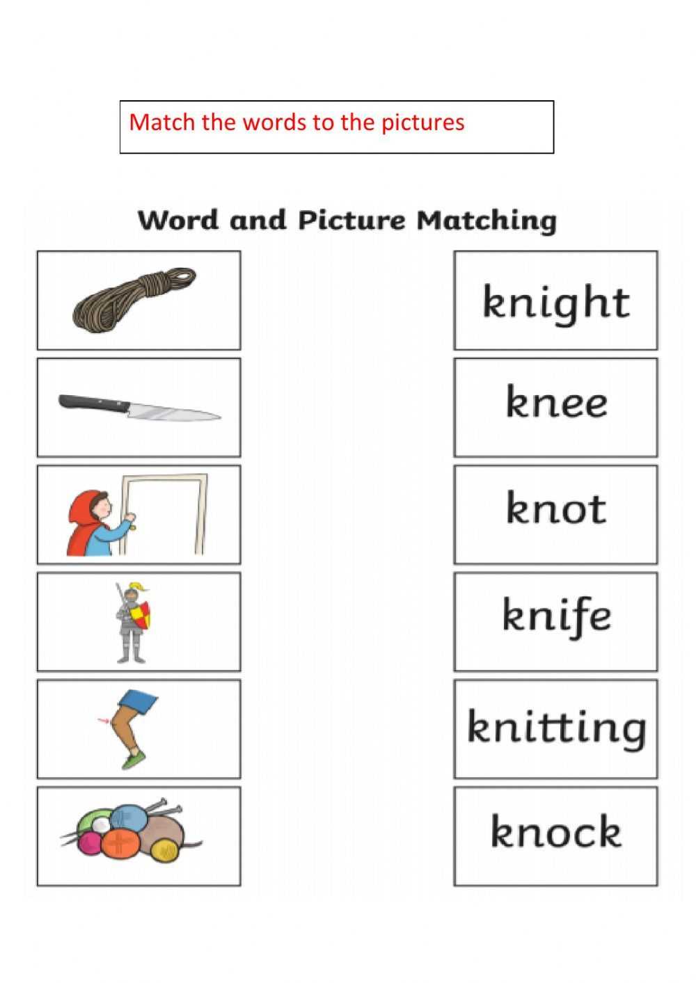 kn worksheets