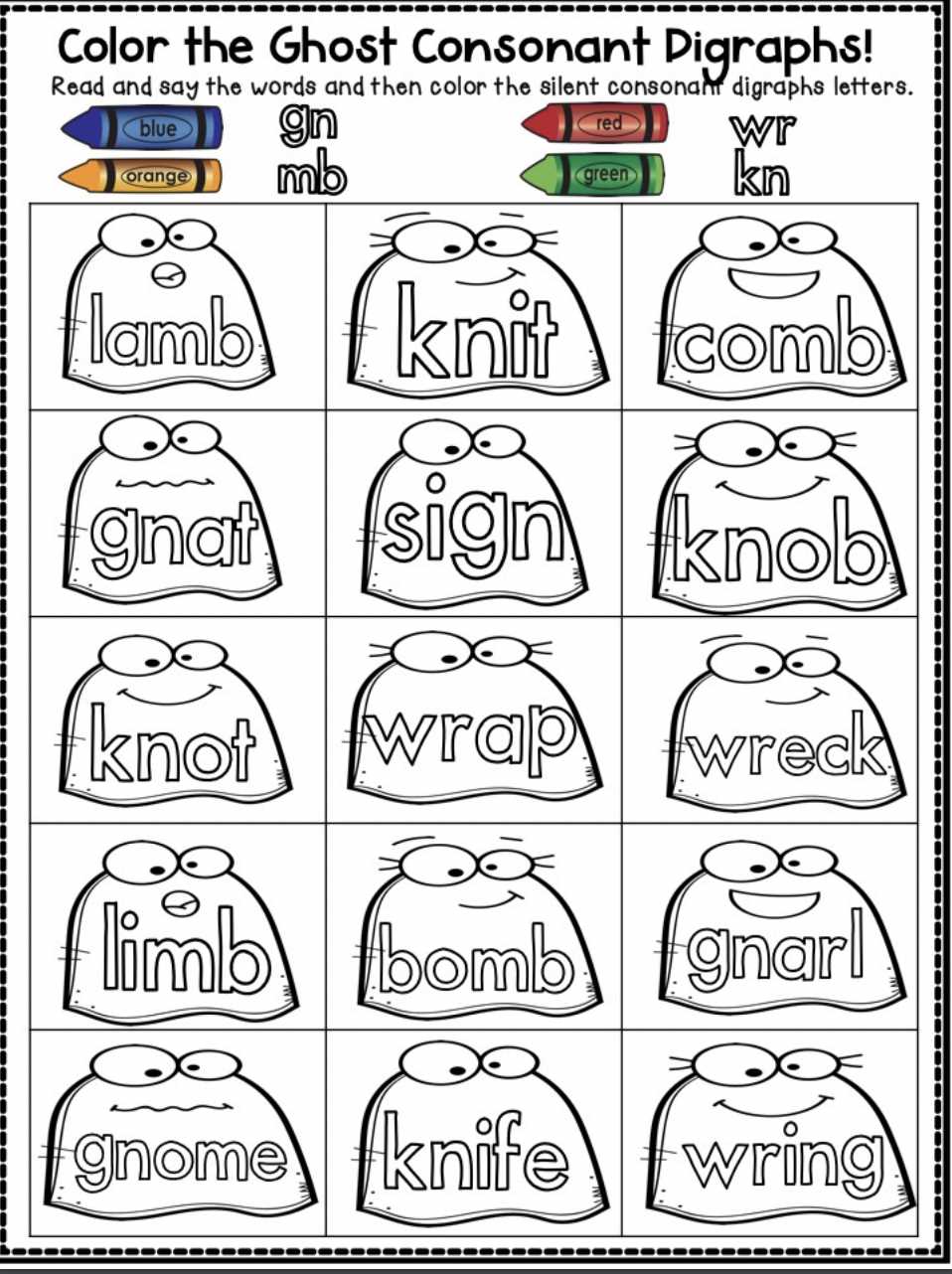 kn worksheets